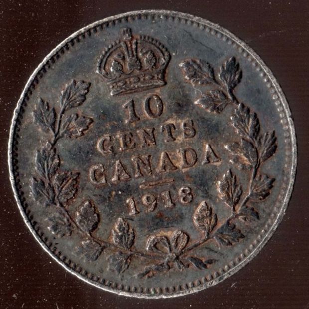 How-Would-You-Gradethis-Heavily-Toned-1918-10-Cents?